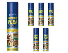 Pestshield Household Flea Spray Ideal For Pet Beds & Soft Furnishings 200ml x 6