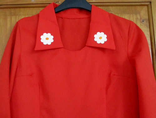 Vintage orange mod 60s - orange,