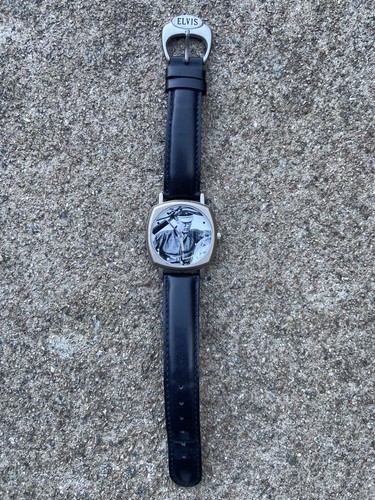 Elvis presley watch 1996 black - presley,