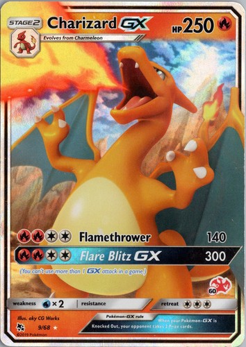 Charizard hidden - gx, 9/68