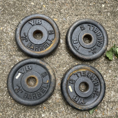 Barbell cast iron weight - barbell,