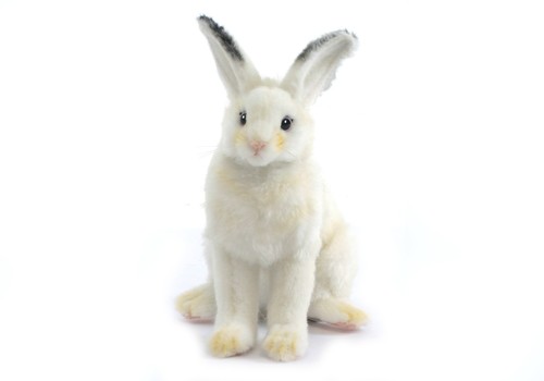 White rabbit 15cmh plush - white, soft