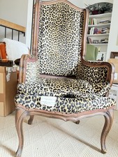 Vintage Leopard Print Faux Fur