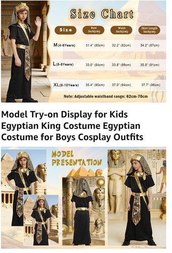 Ancient egyptian king costume - king,