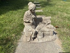 Vintage antique garden statue - vintage,