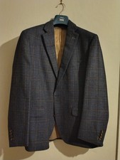 Moss Bros 1851 Mens Blue Check