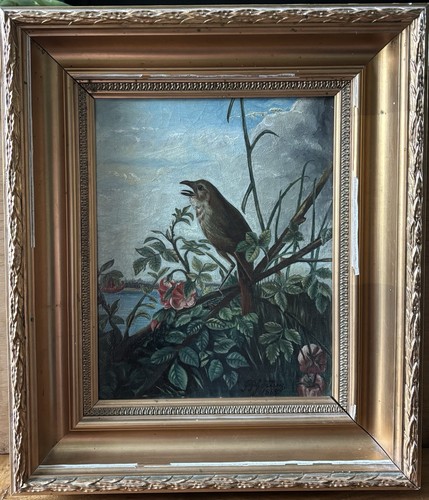 Antique 1863 original - original, bird