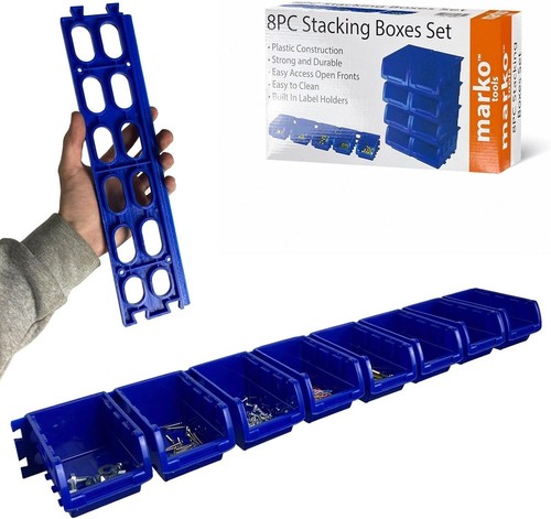 Piece stackable tool storage - 8,