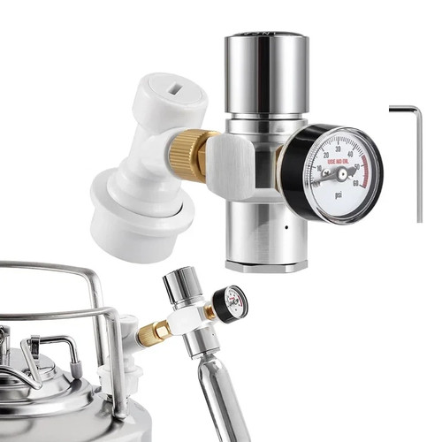 60psi co2 regulator - 0-60psi, keg