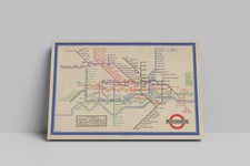 Retro London Tube Map (1933)