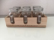Spice Jars & Holder Rack