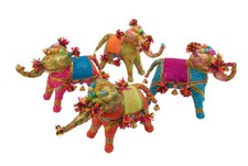 23CM ELEPHANT ORNAMENT ETHNIC