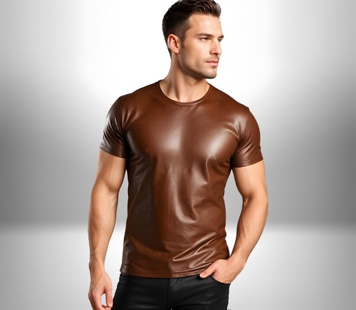 Genuine brown leather - genuine,