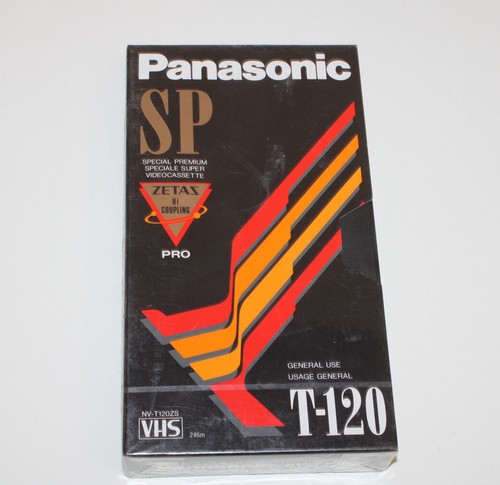 Panasonic 120 blank vhs tape - t-120,