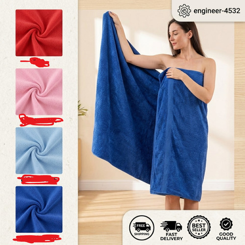 Large microfibre beach towel - large,