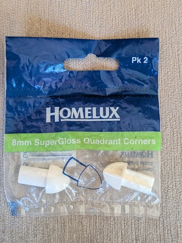 Homelux 8mm quadrant corner - 8mm,