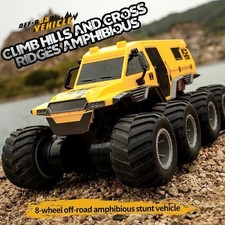 8X8 RC Car 8WD Amphibious Off-Road Stunt Truck 2.4G Waterproof Racing Crawler