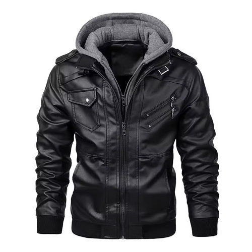 Men faux leather - men's, biker