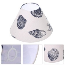 Linen Lamp Shades Conch Shell