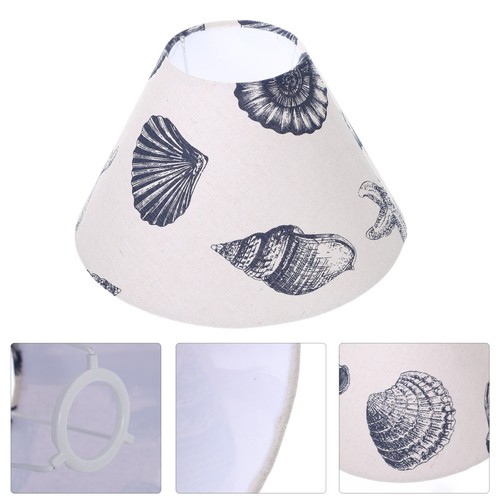 Linen lamp shades conch - conch, shell