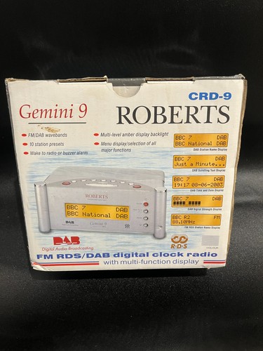 Roberts gemini dab - 9, dab/fm