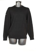 Glenbrae Spiral Mens Golf Jumper Medium Black Merino Lambswool Wool