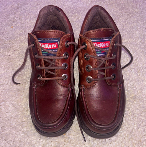 Kickers genuine moccasin brown - genuine,