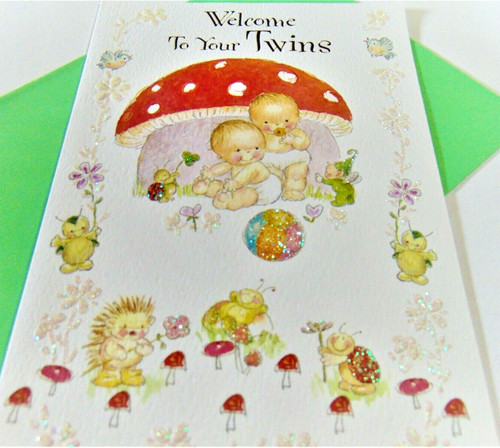 Twins new baby congratulations - twins,