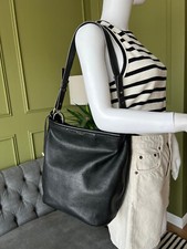 Radley Black Leather Hobo Shoulder Bag Handbag