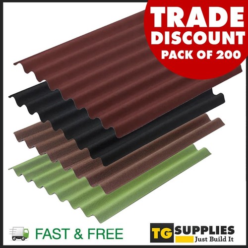 Pack 200 onduline easyline - of,