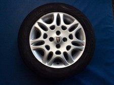 Rover 25/45 MG ZR/ZS 15" Coronet Alloy Wheel + Tyre SILVER (Part#: RRC000910) 