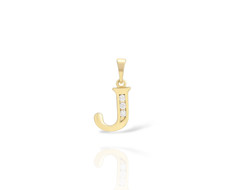 9ct Gold XP Letter pendant on