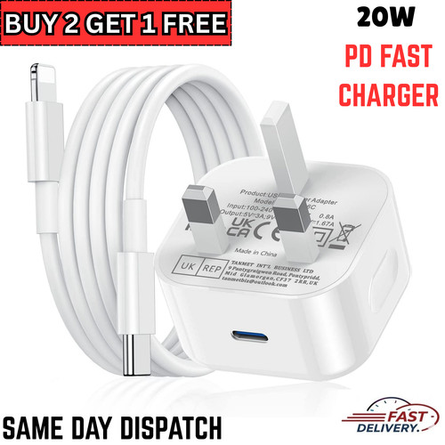 20w fast usb charger adapter - usb-c,