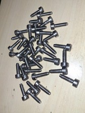 Titanium Split Rim Wheel Bolts M7 x 25mm Wheel BBS OEM Mini etc old style heads