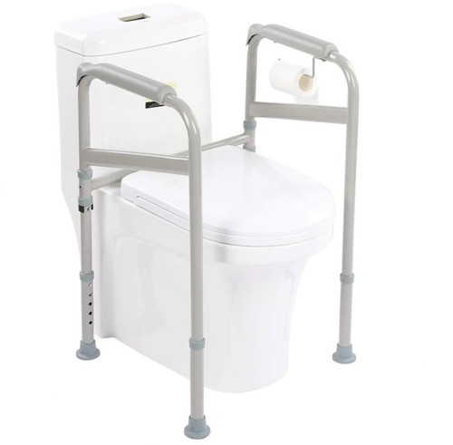 Toilet support frame safety - toilet,