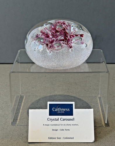 Caithness glass paperweight - caithness,