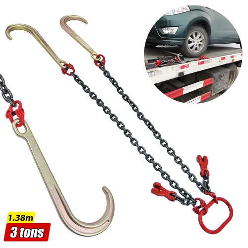 Winch tow chain j hook - tow,