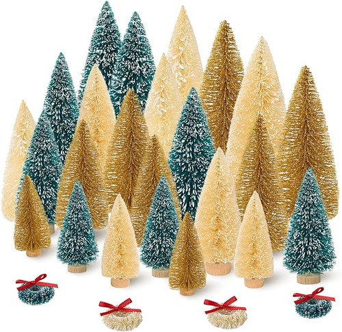 28pcs mini christmas - mini, tree