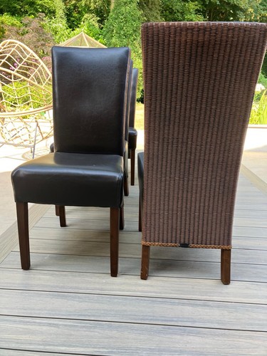 Lloyd loom dining chairs set - lloyd,