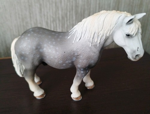 Schleich percheron stallion - schleich,