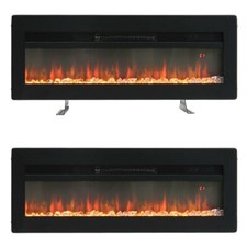 40 in Electric Wall Fireplace