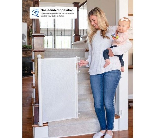 Retractable pet dog gate - pet,