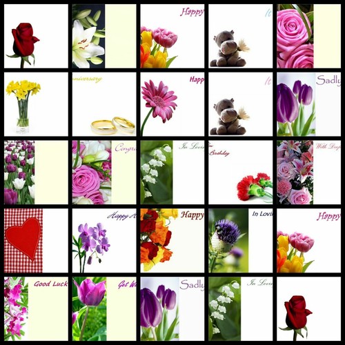 Packs florist message - of,