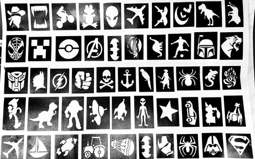 Boys stencils top up - stencils,