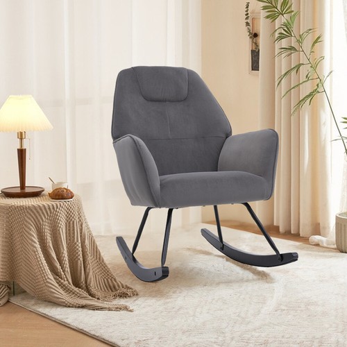 Upholstered high back rocking - upholstered,