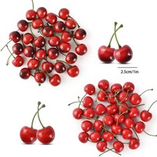 Artificial Cherries Fake Fruit
