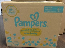 Brand New Pampers Premium Protection Nappies Size 2, 240 - Fast Shipping ✅
