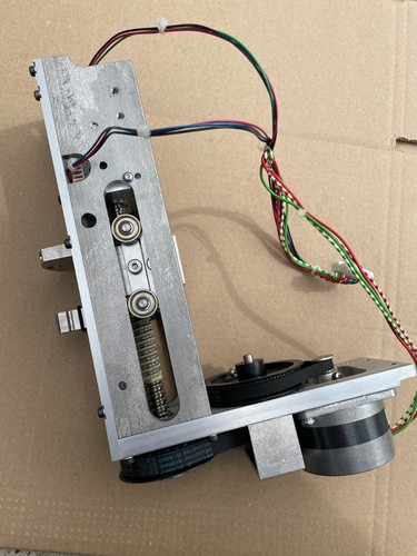 Piston pump with stepper - , motor