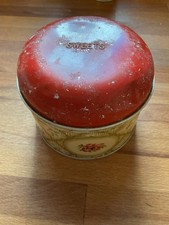 Rare 50s 60s Vintage Retro Worcester Ware Cranbourne Sweet Tin Storage