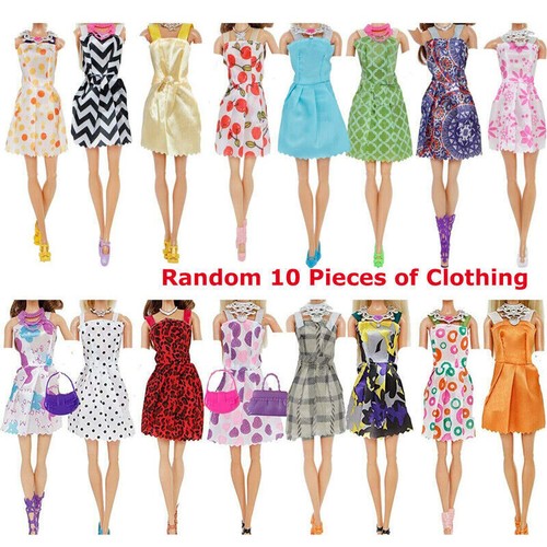 32pcs barbie doll clothes - 32pcs,